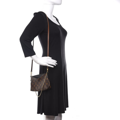 Louis Vuitton Monogram Pallas Clutch Black 2 of 10