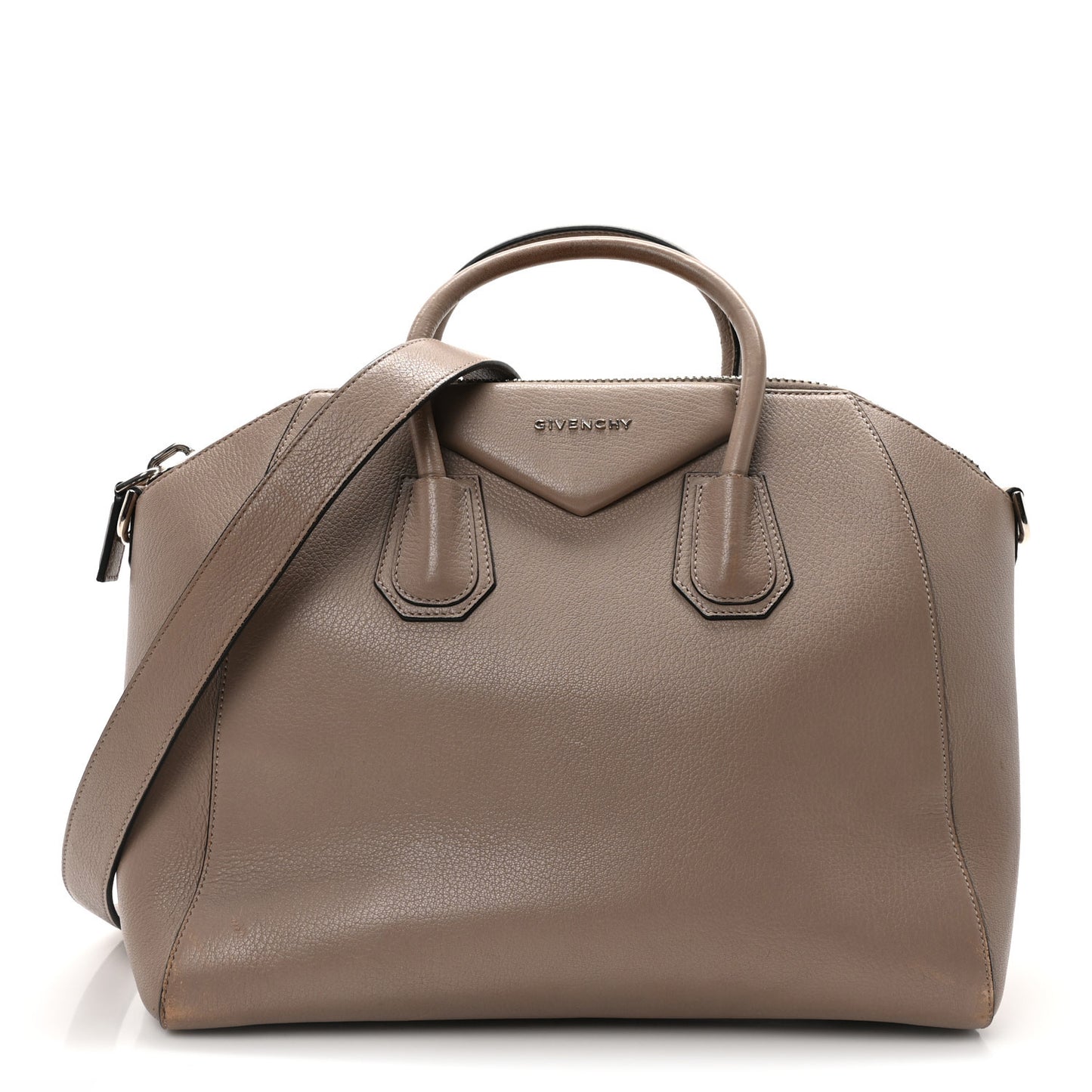 Sugar Goatskin Medium Antigona Mastic