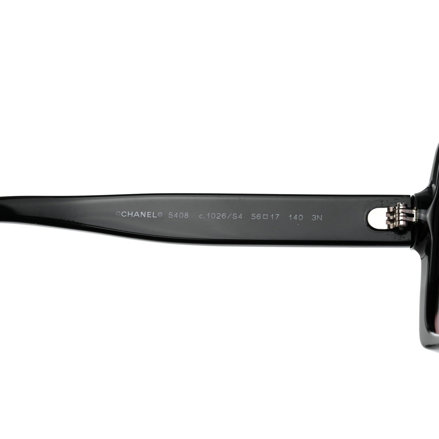 Chanel Acetate Square Sunglasses 5408 Black 5 of 9