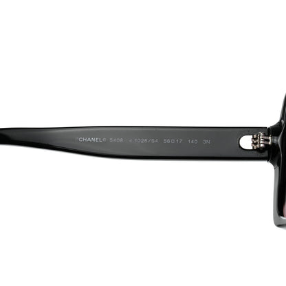Chanel Acetate Square Sunglasses 5408 Black 5 of 9