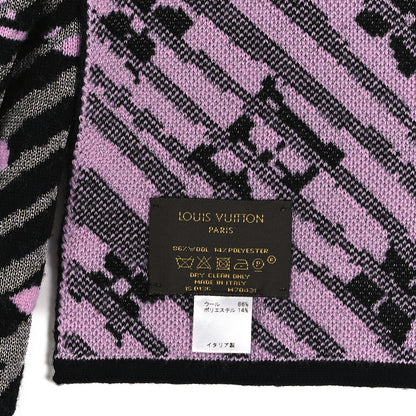 Louis Vuitton Wool Polyester Epi Storm Scarf Pink 3 of 3