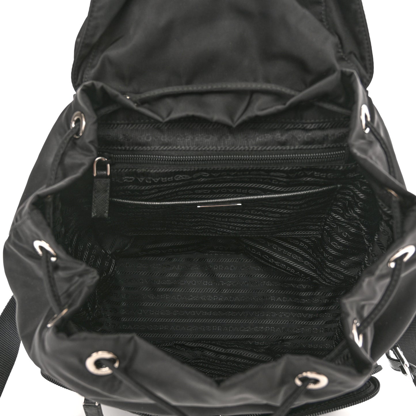Nylon Vela Large Backpack Black