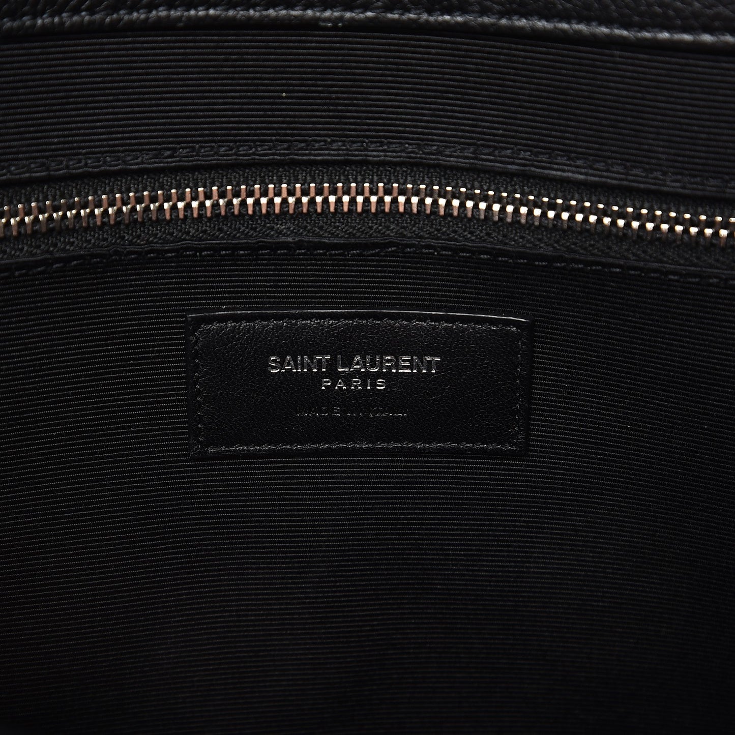 Grained Calfskin Large Sac De Jour Carryall Black