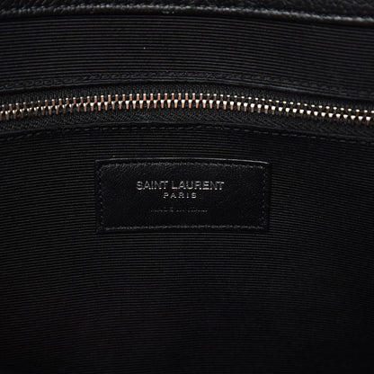 Saint Laurent Grained Calfskin Large Sac De Jour Carryall Black 7 of 18