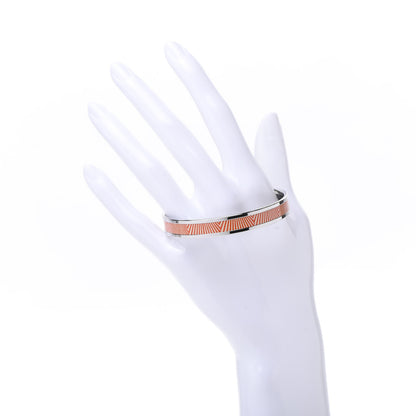 Hermes Enamel Printed Narrow Manufacture de Boucleries Rayons Bracelet 62 2 of 6