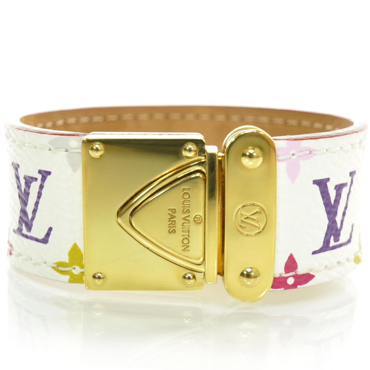 Louis Vuitton Monogram Multicolor Koala Bracelet M White 1 of 6