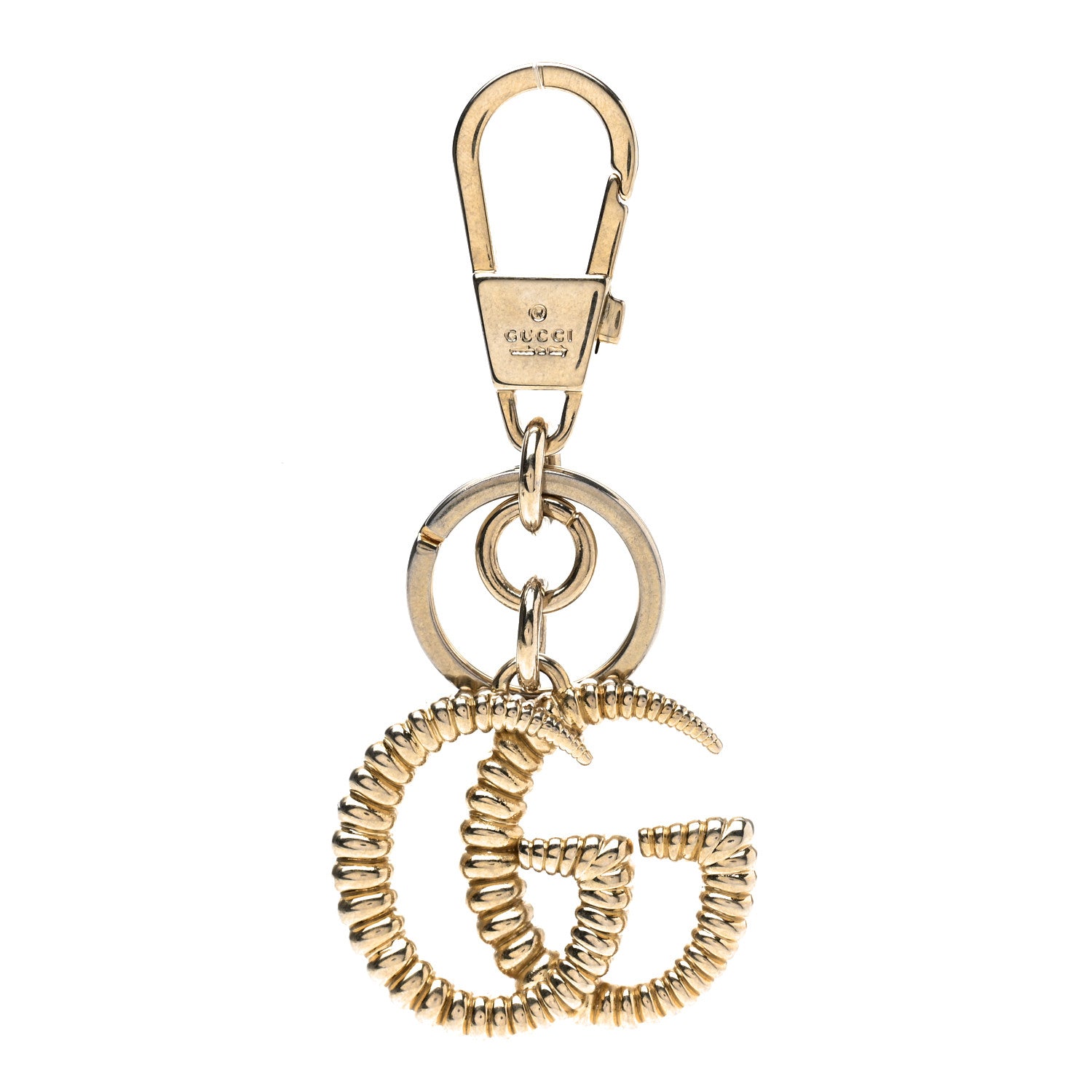 Gucci Torchon Double G Key Chain Gold 1 of 4