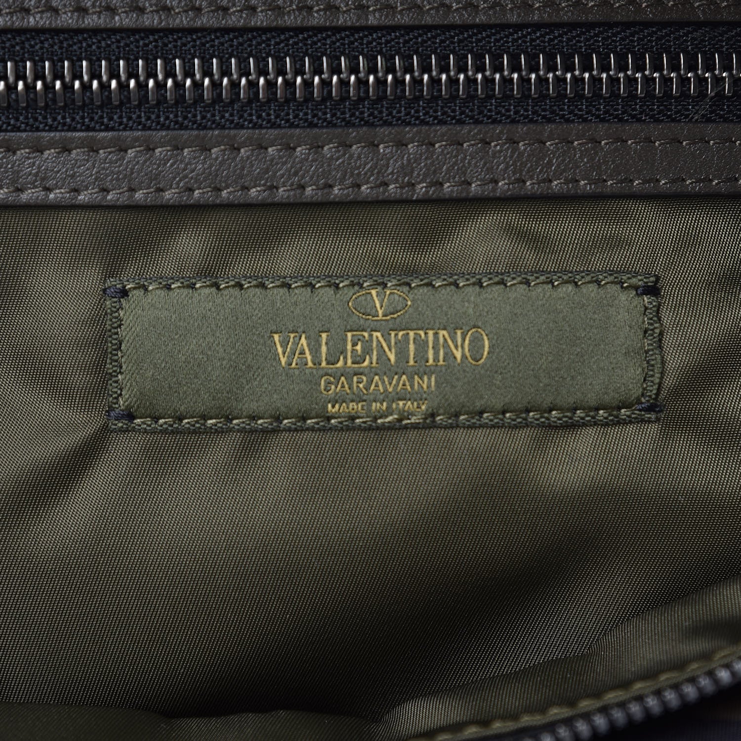 Valentino Garavani Nylon Nappa Camouflage Belt Bag Army Green 6 of 8