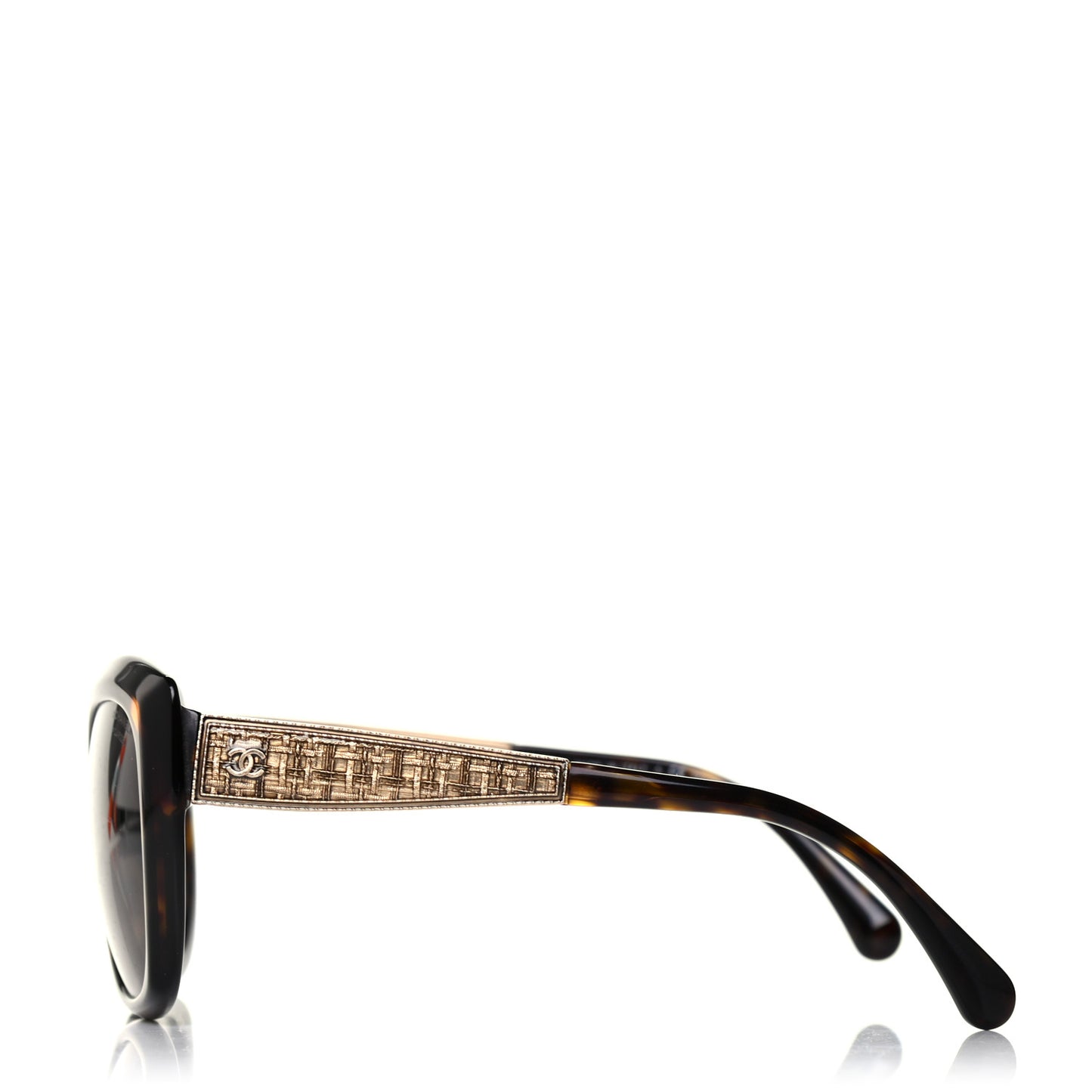 Tweed CC Sunglasses 5347 Brown