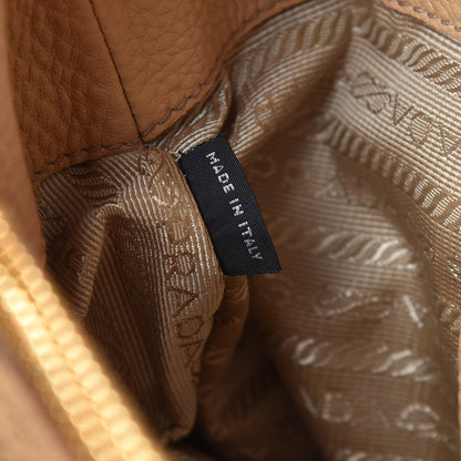 Prada Vitello Daino Tote Sabbia 8 of 20