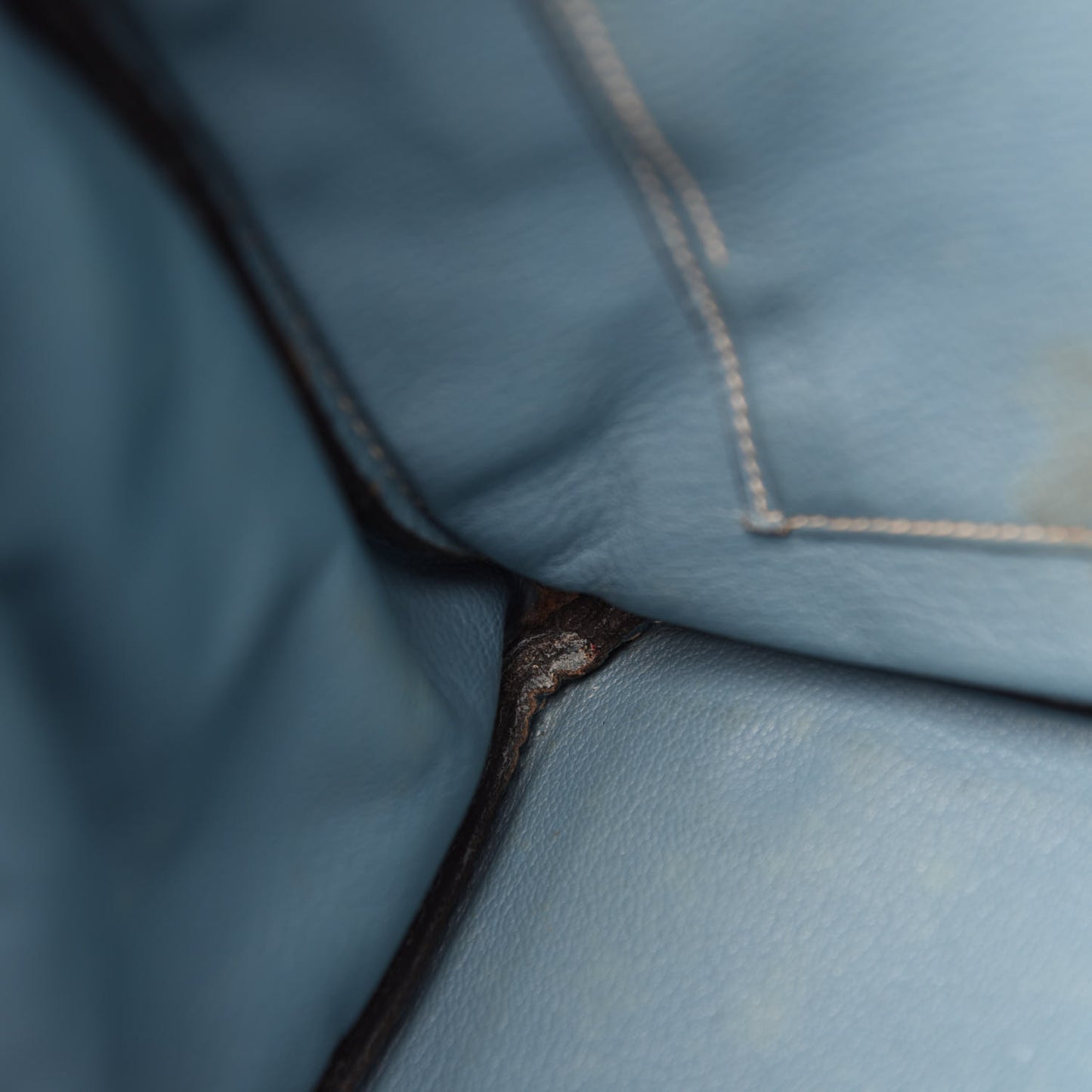 Taurillon Clemence Birkin 35 Blue Jean