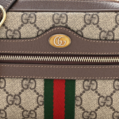 Gucci GG Supreme Monogram Web Mini Ophidia Shoulder Bag Brown 8 of 12
