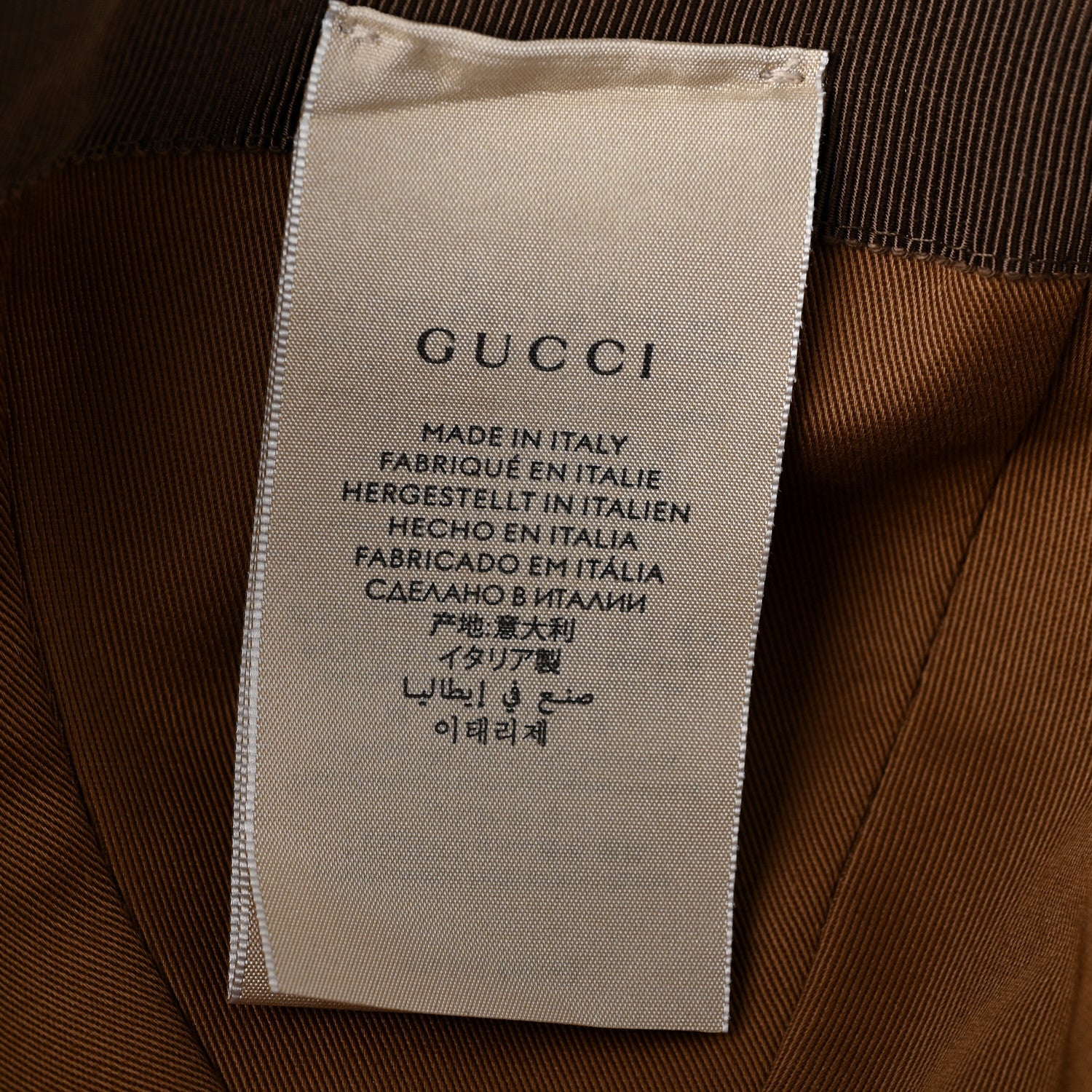 Gucci Monogram Textured Dollar Calfskin Zeno Baseball Hat M Beige 6 of 7