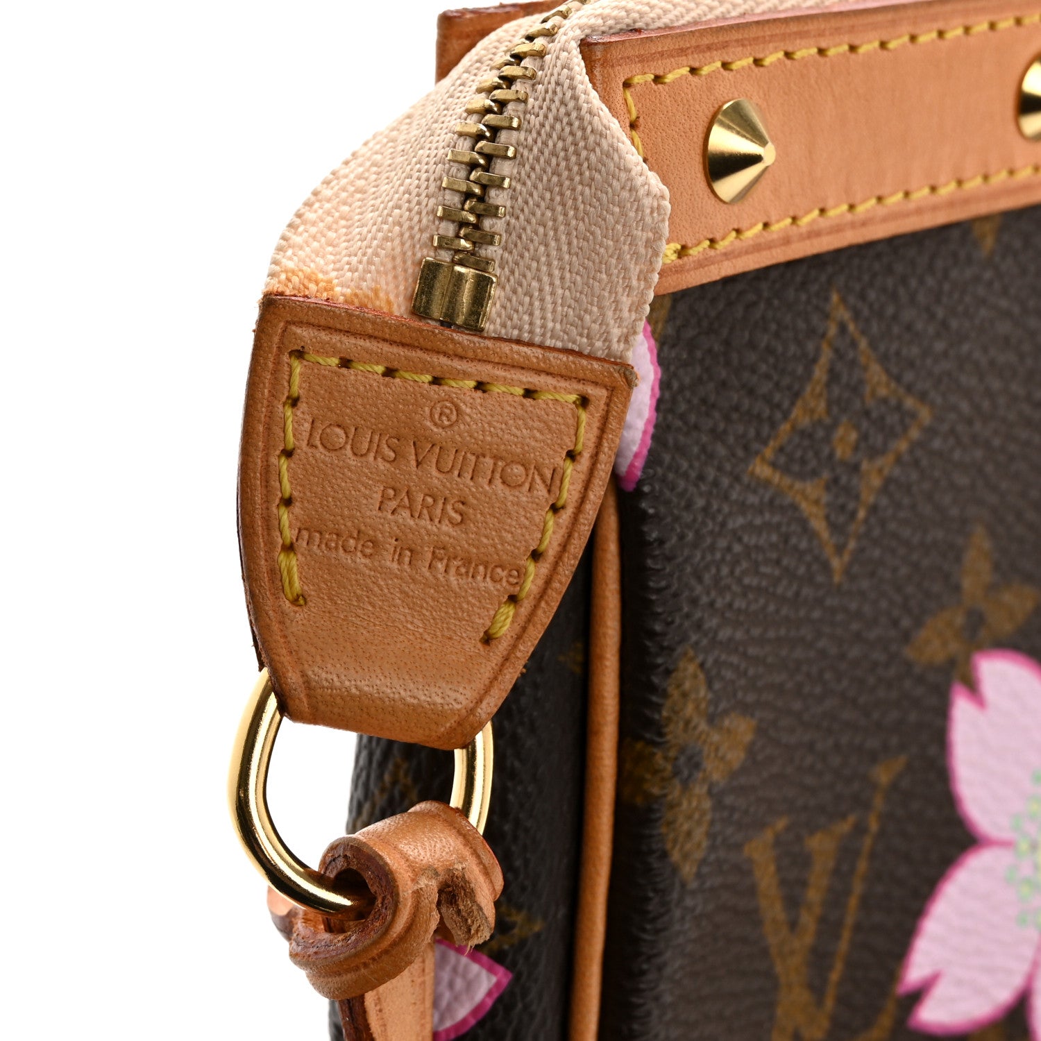 Louis Vuitton Monogram Cherry Blossom Pochette Accessories Brown 6 of 13