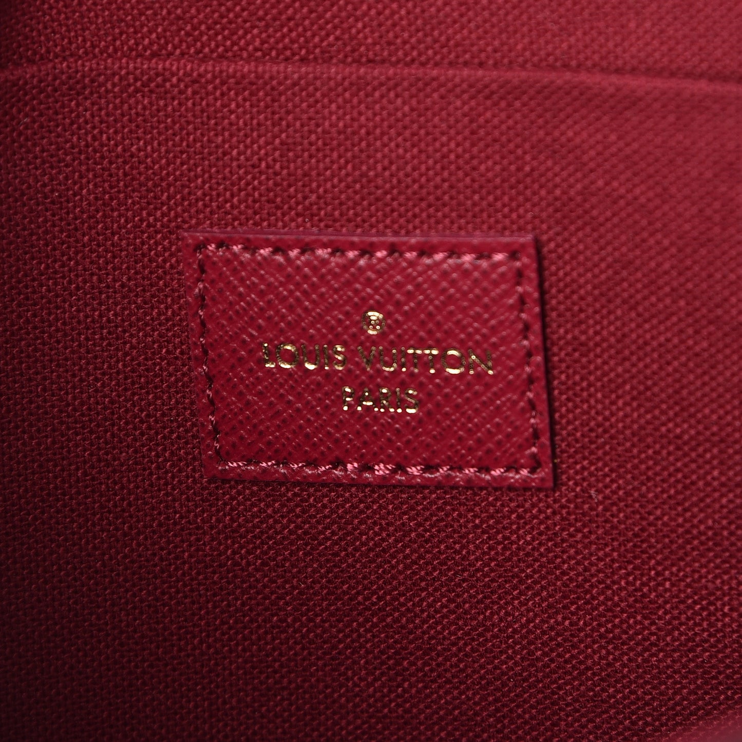 Monogram Pochette Felicie Chain Wallet Fuchsia