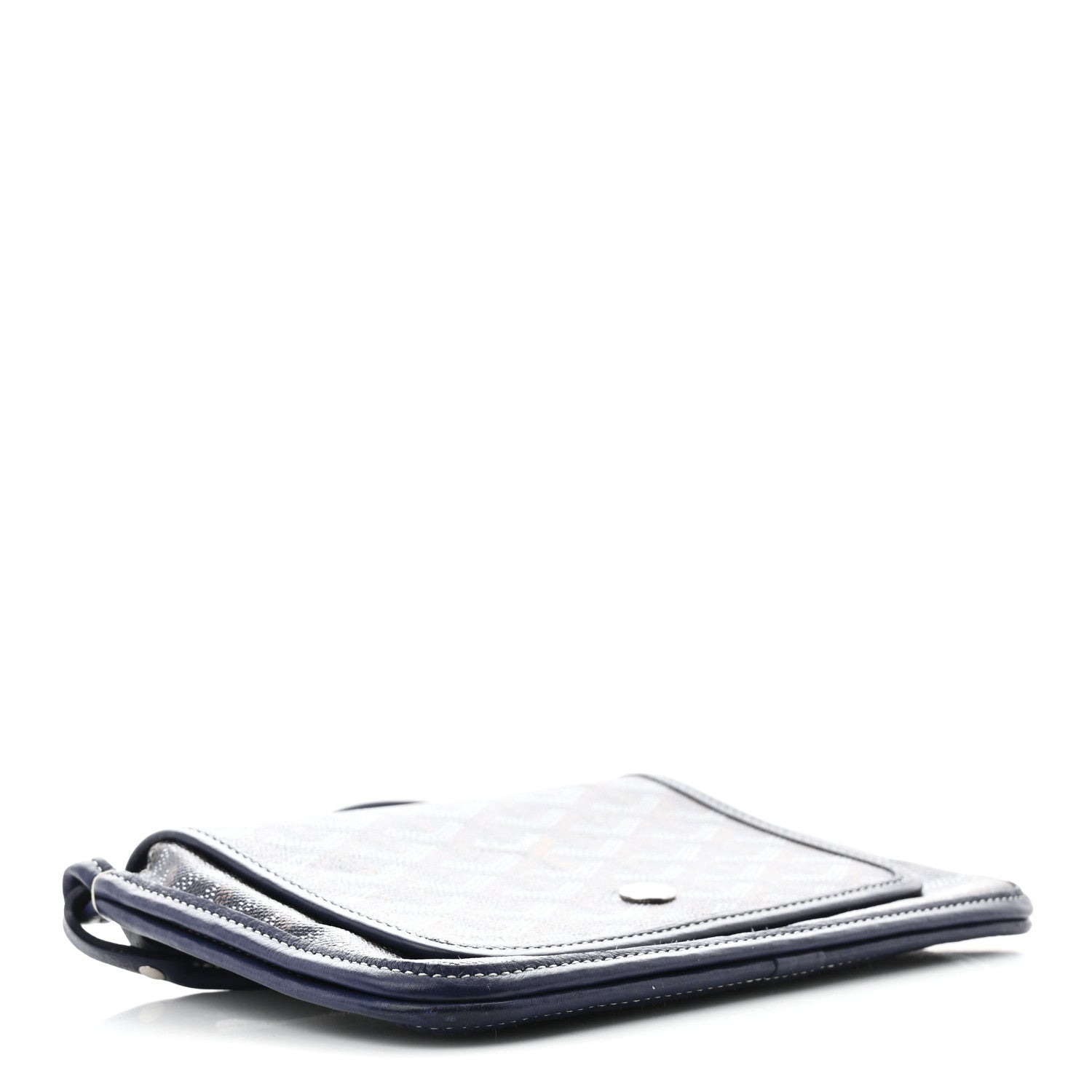 Goyard Goyardine Plumet Wallet Clutch Navy 4 of 11