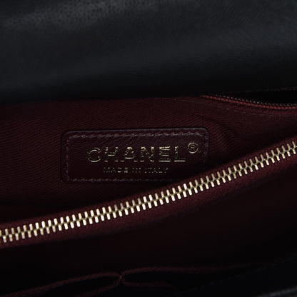 Chanel Caviar Quilted Small Coco Handle Flap Black 7 of 9