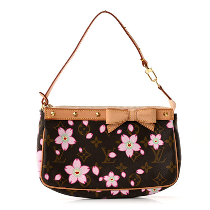 Louis Vuitton Monogram Cherry Blossom Pochette Accessories Brown 1 of 15