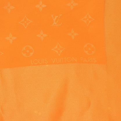 Louis Vuitton Silk Monogram Monaco Scarf Orange 3 of 5