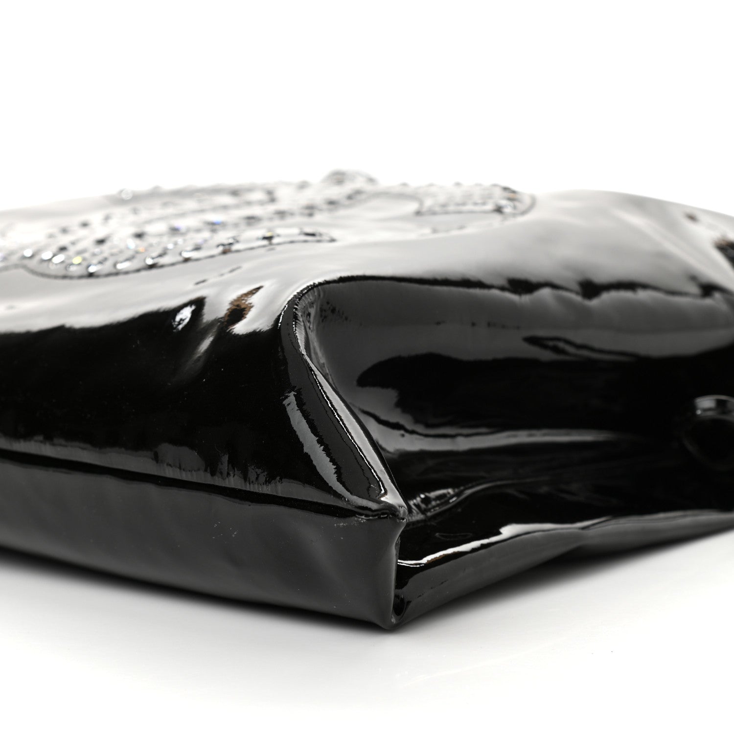 Chanel Patent Crystal Strass Bonbons Tote Black 10 of 10