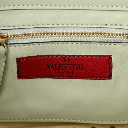 Valentino Garavani Vitello Mini Rockstud Tote Green Tea Sorbet 6 of 10