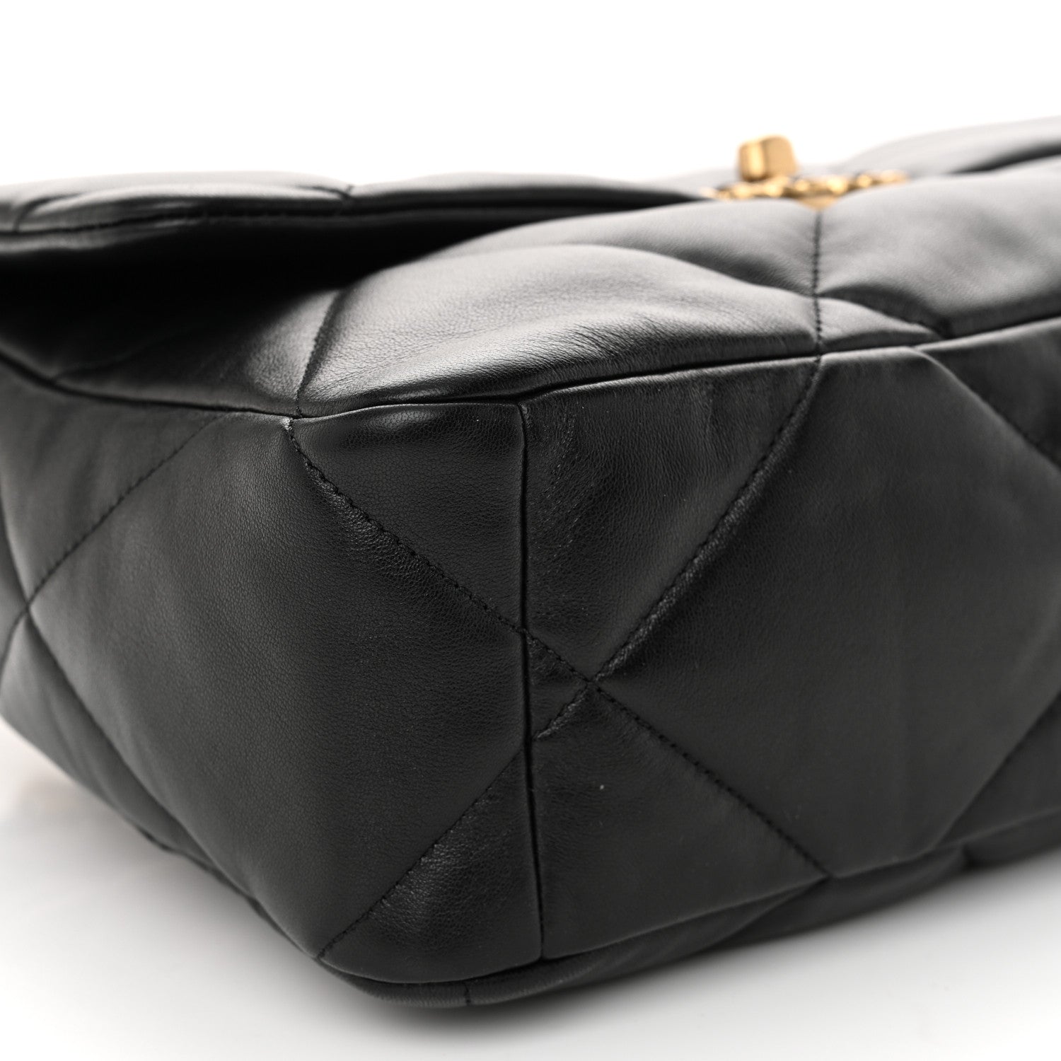 Chanel Lambskin Quilted Large Chanel 19 Flap Black 9 of 11