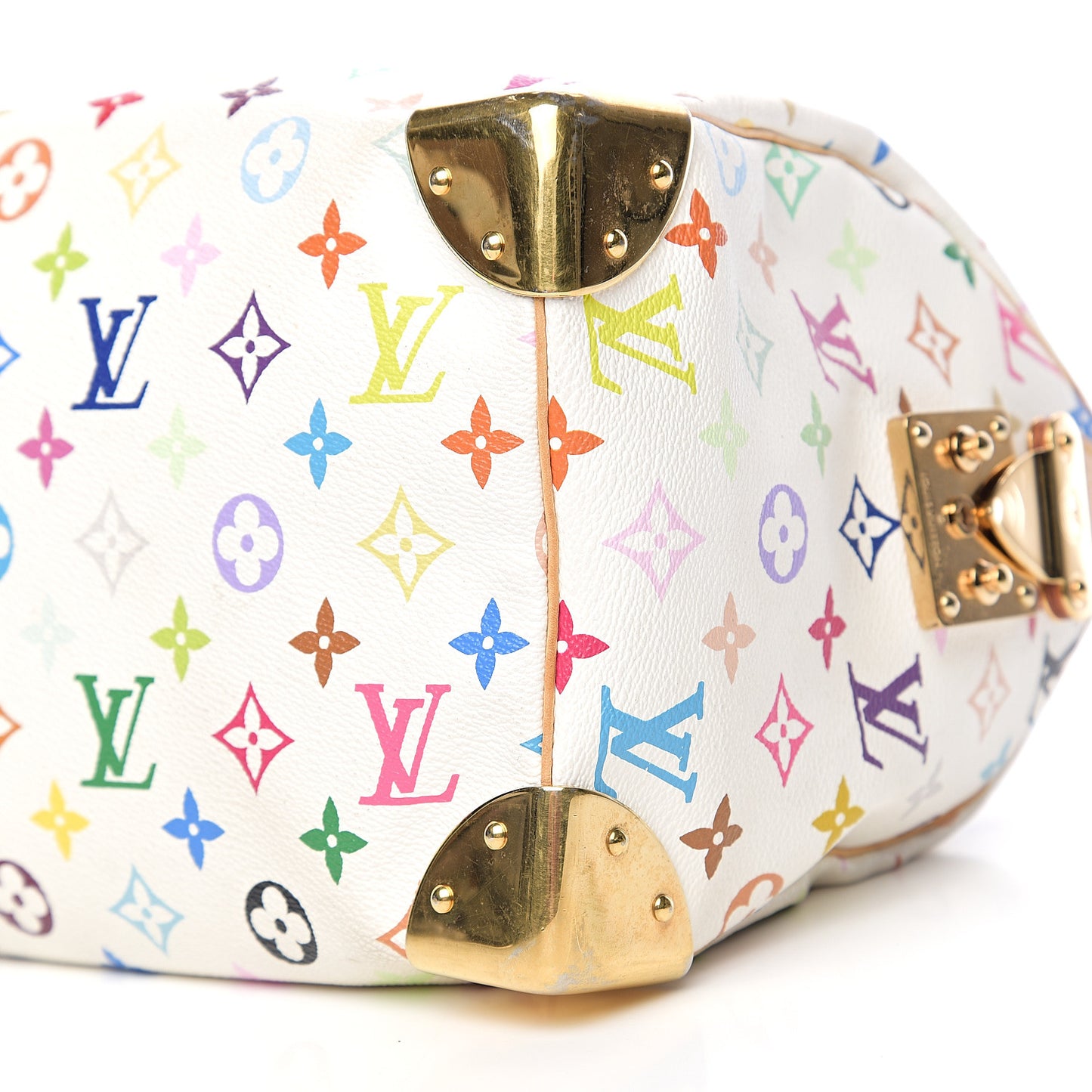 Monogram Multicolor Speedy 30 White