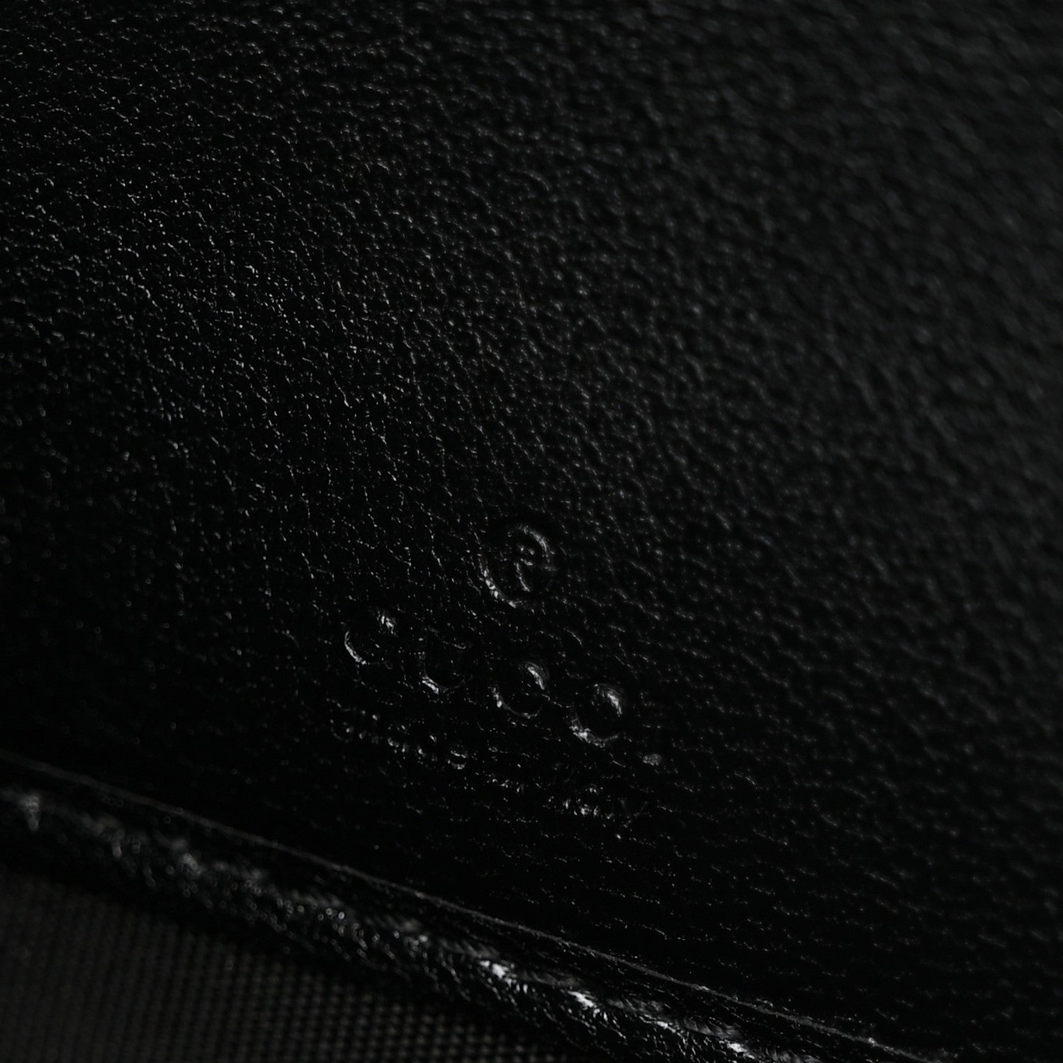 Gucci Calfskin Matelasse Monochrome GG Marmont Zip Around Wallet Black 7 of 10