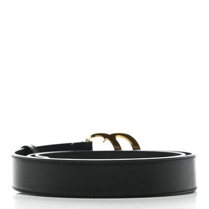 Gucci Plutone Calfskin Double G 30mm Belt 95 38 Black 2 of 6