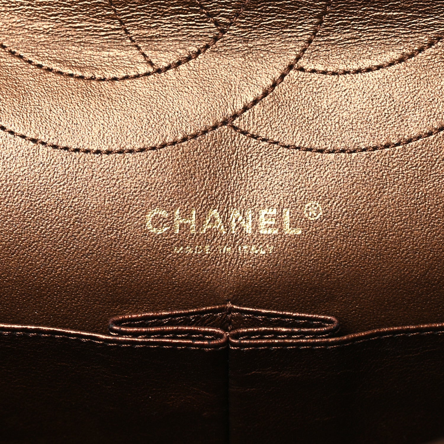 Chanel Metallic Aged Calfskin 2.55 Reissue 226 Flap Bronze 6 of 10