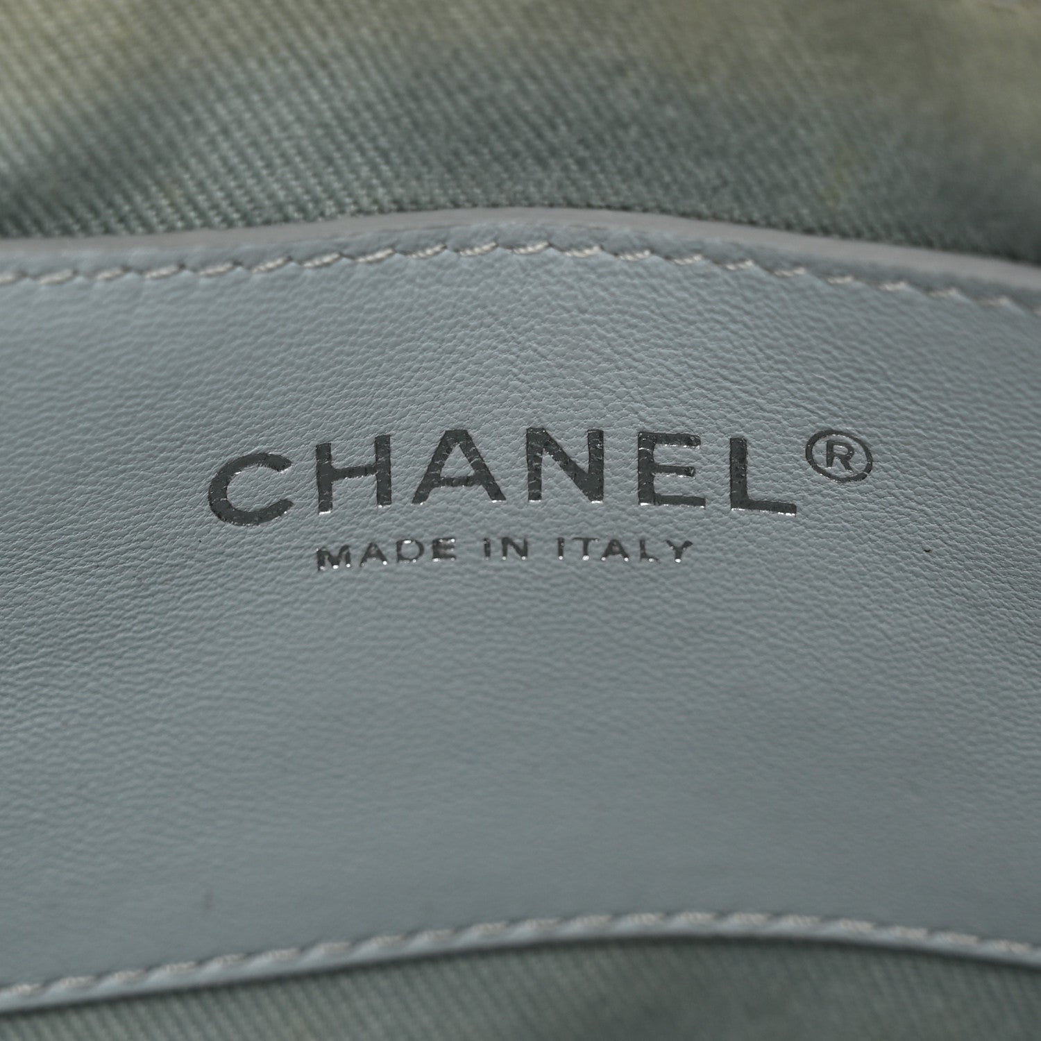 Chanel Caviar Quilted Large Just Mademoiselle Bowling Bag Light Blue 6 of 13