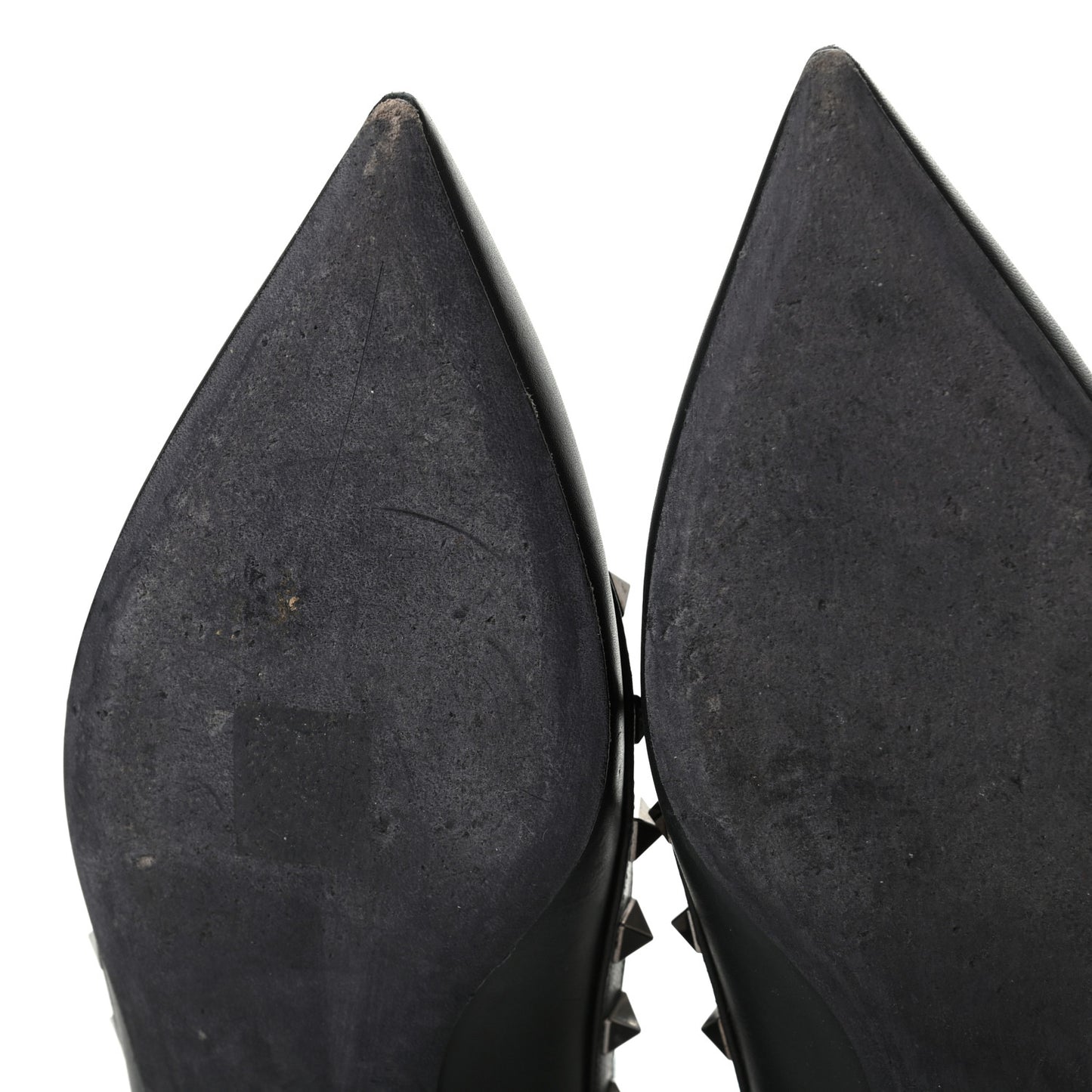 Nappa Rockstud Cage Ballerina Flats 37 Black