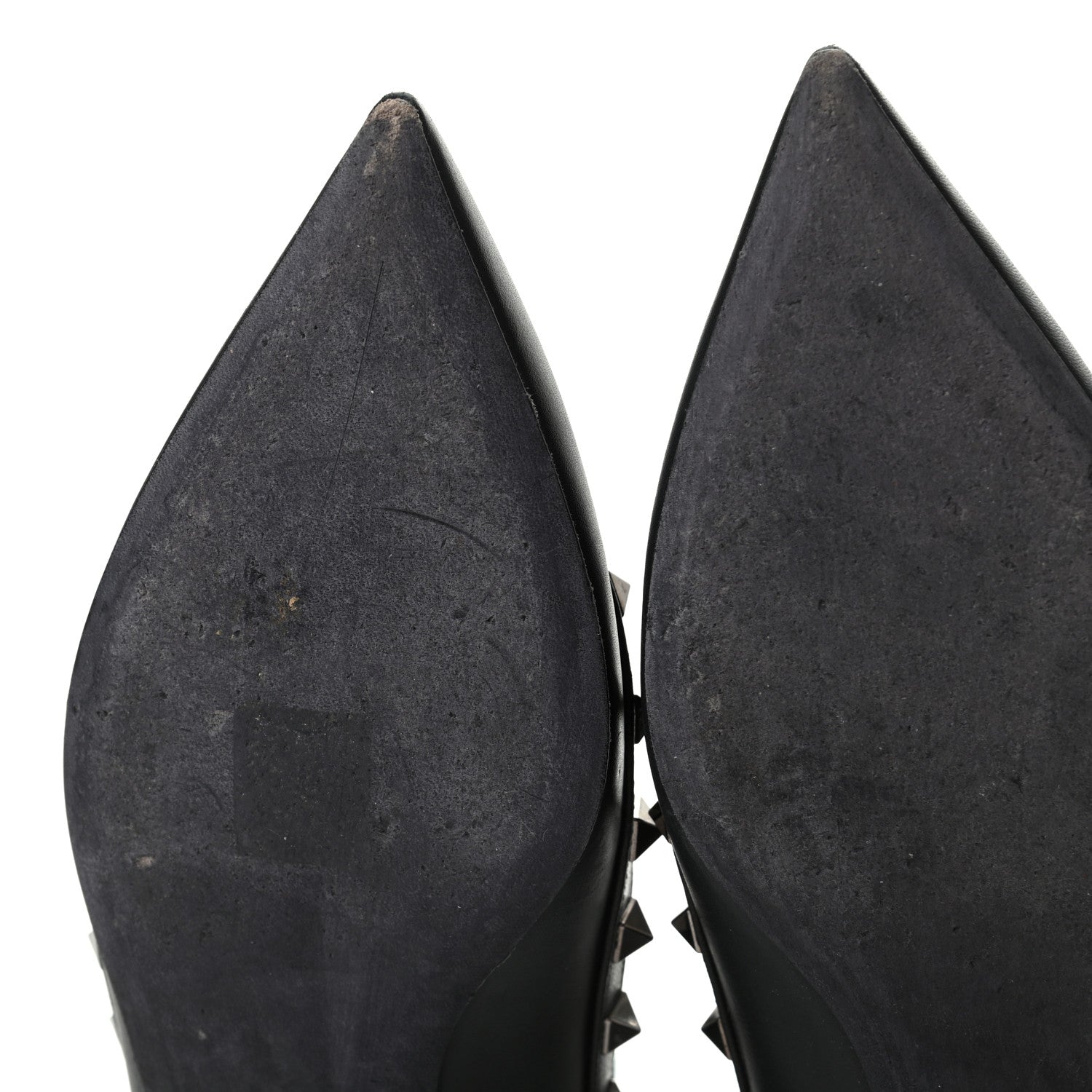 Valentino Garavani Nappa Rockstud Cage Ballerina Flats 37 Black 9 of 11