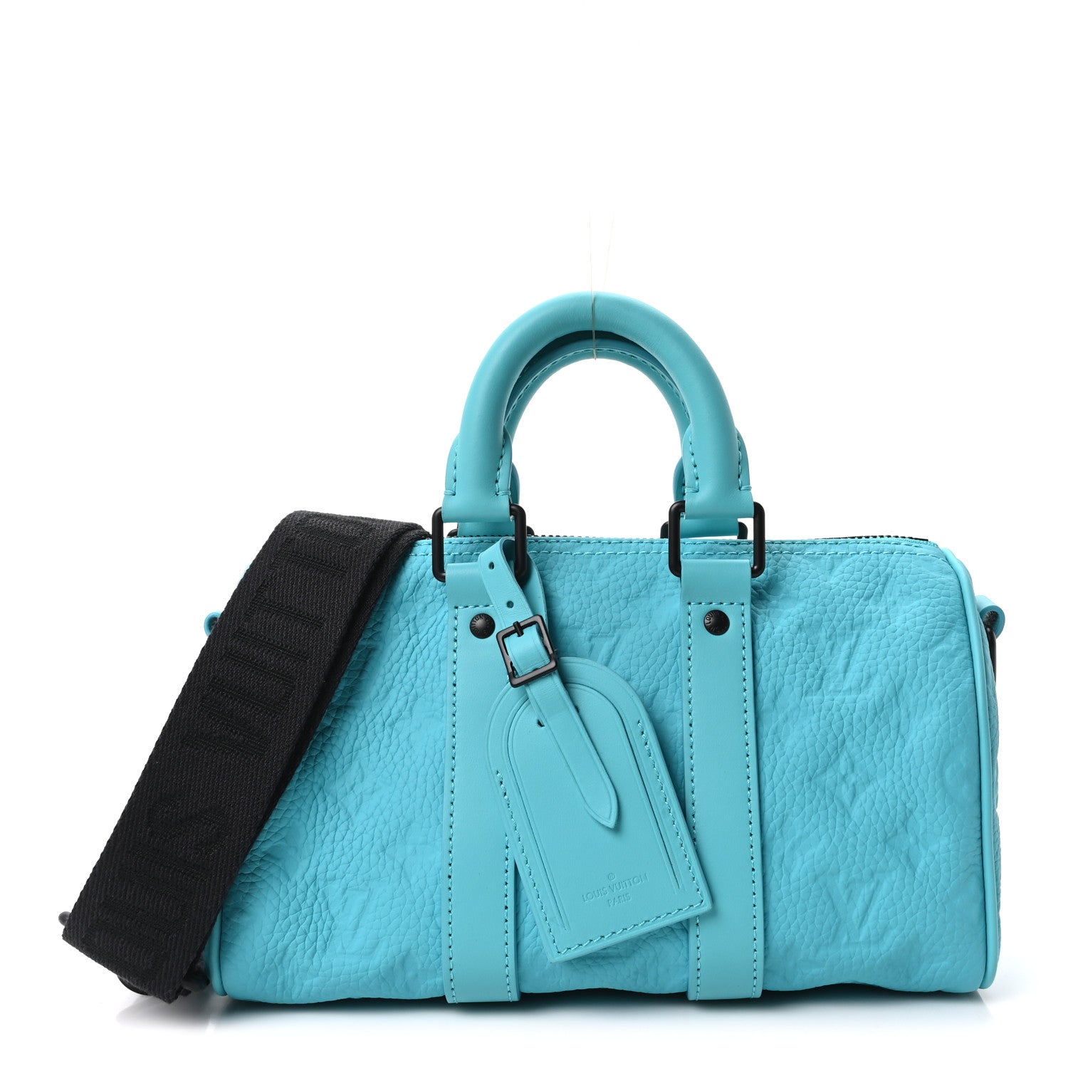 Louis Vuitton Monogram Taurillon Keepall Bandouliere 25  Turquoise 1 of 9