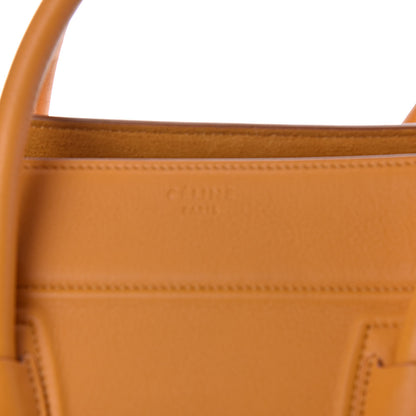 Celine Supple Calfskin Medium Phantom Luggage Daffodil 11 of 12