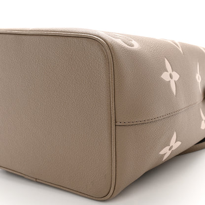 Louis Vuitton Empreinte Monogram Giant Neonoe MM Tourterelle Creme 10 of 11