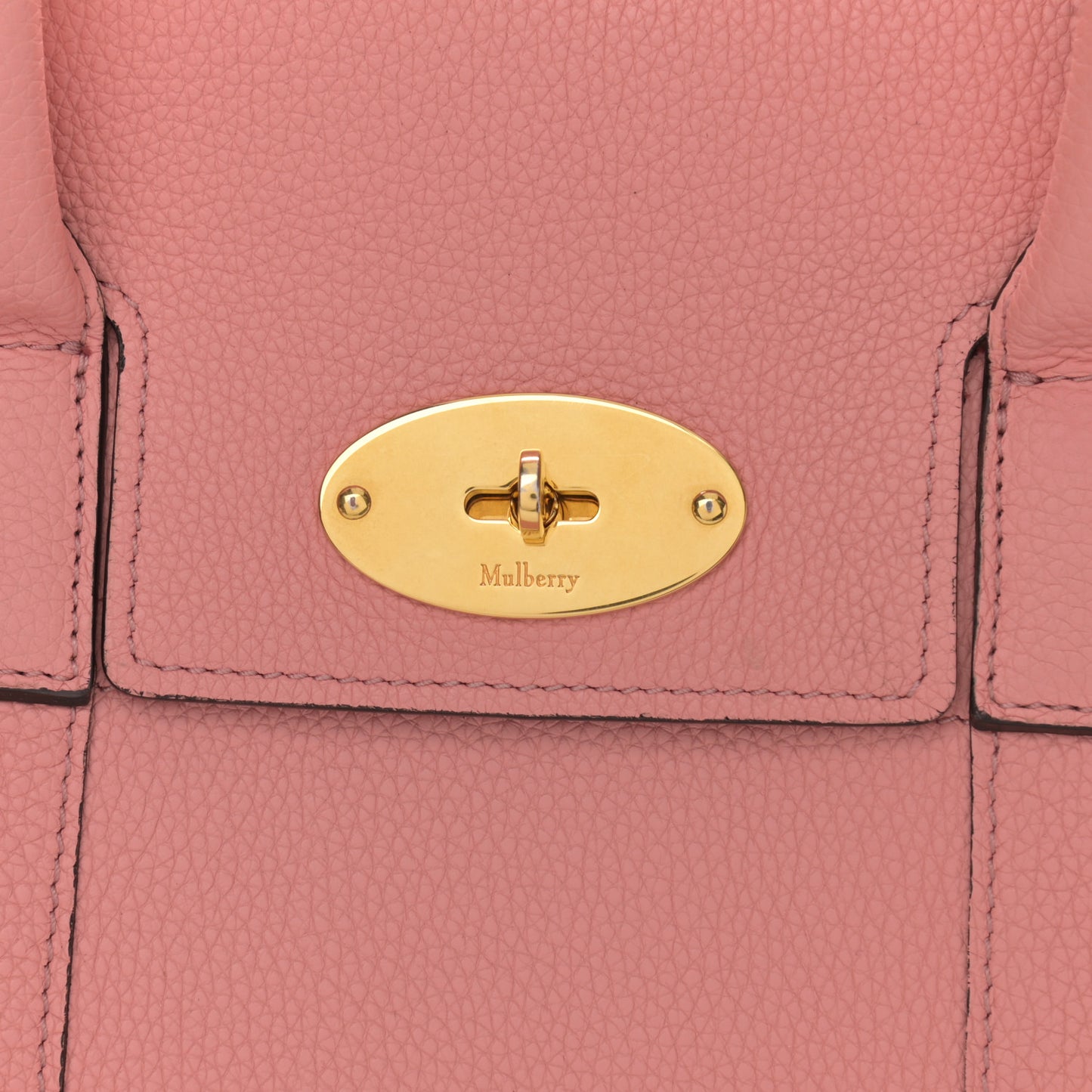 Classic Grain Small New Bayswater Macaroon Pink