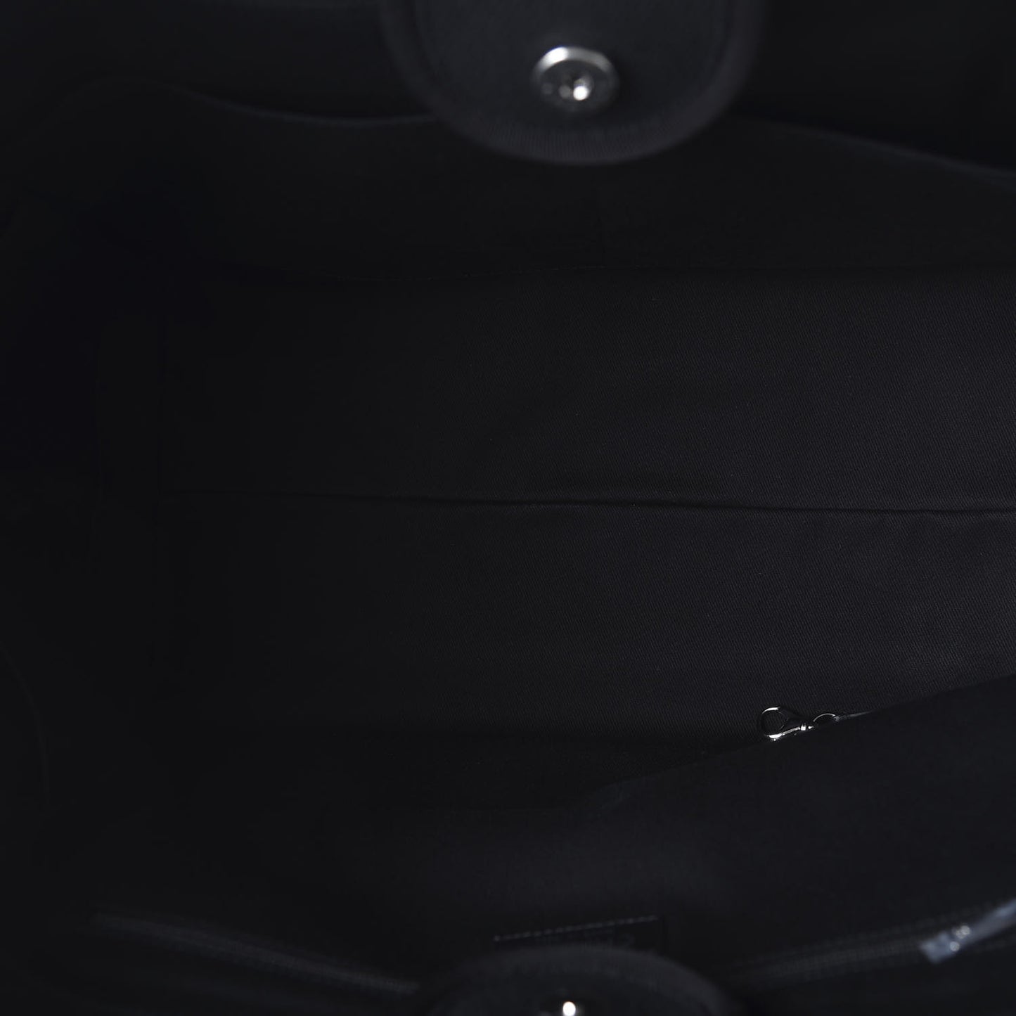 Canvas Pearl Medium Deauville Tote Black