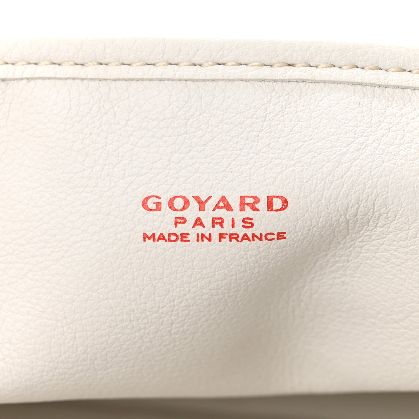 Goyardine Reversible Mini Anjou White