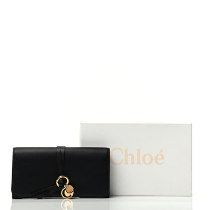 Chloe Smooth Calfskin Alphabet Long Wallet Black 5 of 5