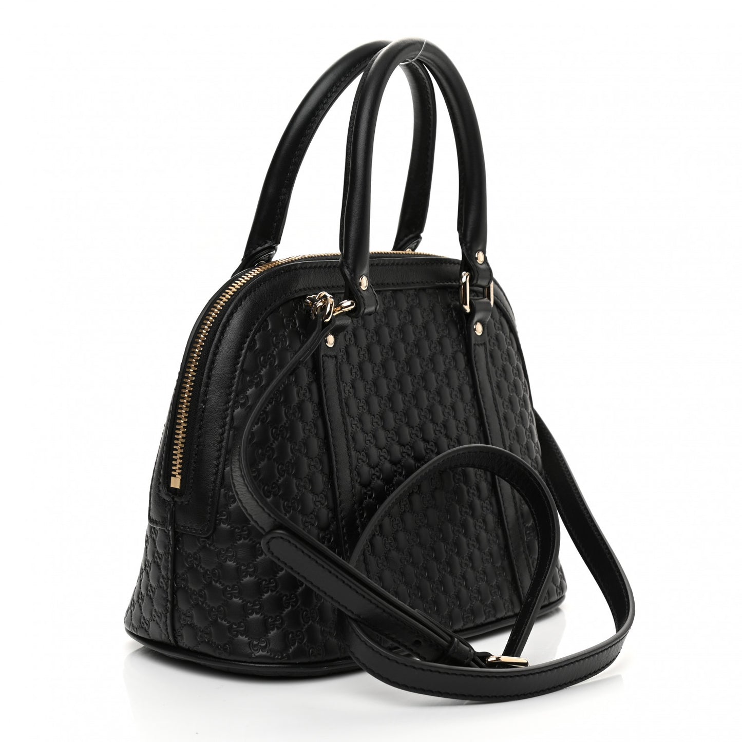 Microguccissima Mini Dome Bag Black