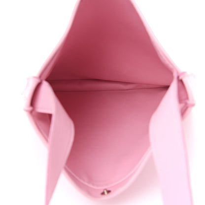 Hermes Lambskin Clou De Selle Pouch Petal Pink 5 of 10