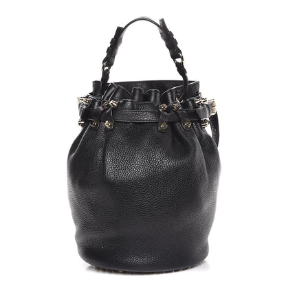 Alexander Wang Pebbled Lambskin Diego Bucket Bag Black Antique Brass Hardware 1 of 7