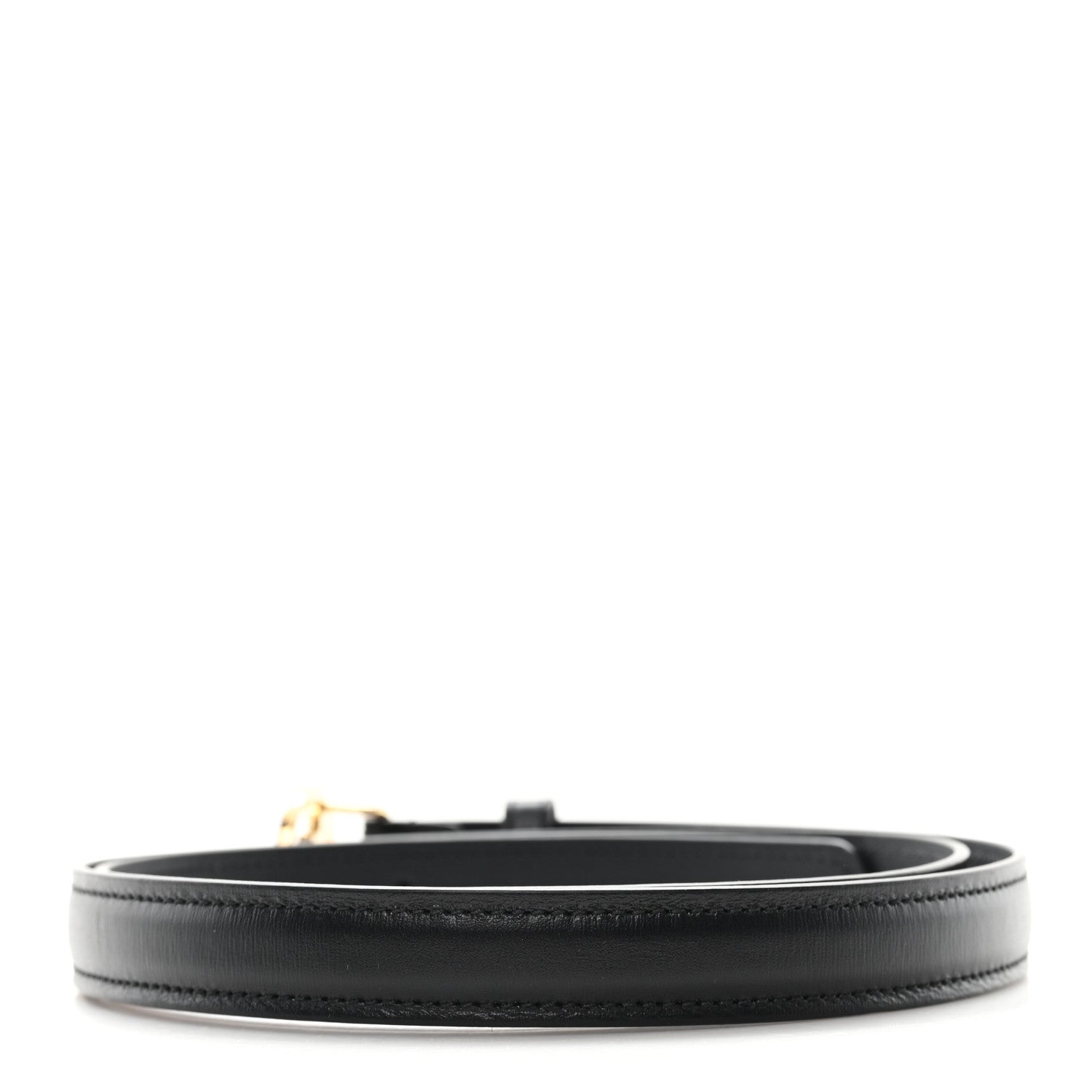 Gucci Ciny Lux Calfskin Blondie 30mm Belt 95 38 Black 2 of 4