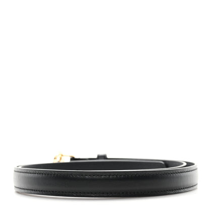 Gucci Ciny Lux Calfskin Blondie 30mm Belt 95 38 Black 2 of 4