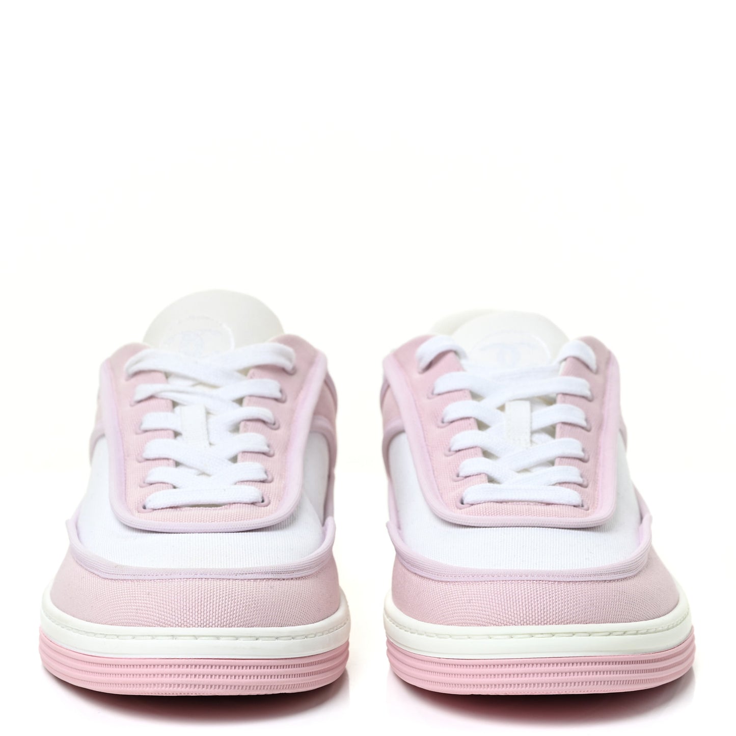 Fabric Womens Logo Sneakers 38 Light Pink