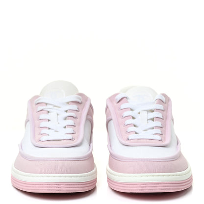 Chanel Fabric Womens Logo Sneakers 38 Light Pink 2 of 13