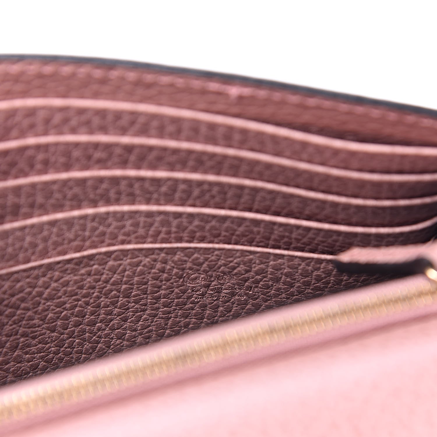 Gucci Dollar Calfskin Medium Betty Chain Wallet Soft Pink 6 of 10