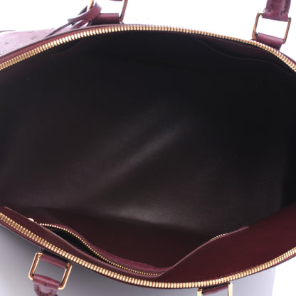Louis Vuitton Ostrich Alma MM Prune 7 of 7
