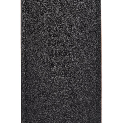 Gucci Calfskin Double G 40mm Belt 80 32 Black 4 of 8